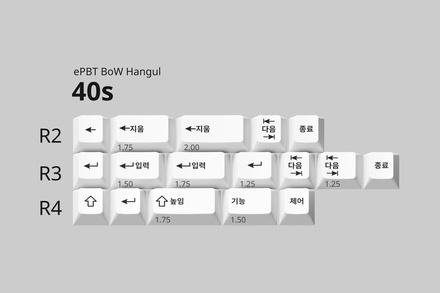 ePBT BoW Hangul 40s