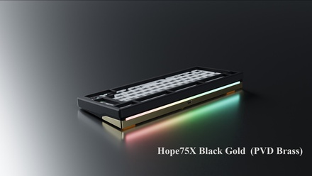 Hope 75 X Premium - Black Brass Gold