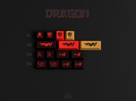 GMK Red Dragon – Dragon kit