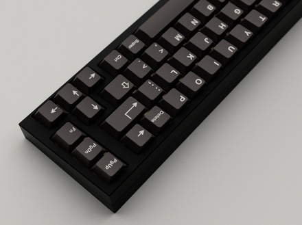 GMK Café Black (Dark alphas)