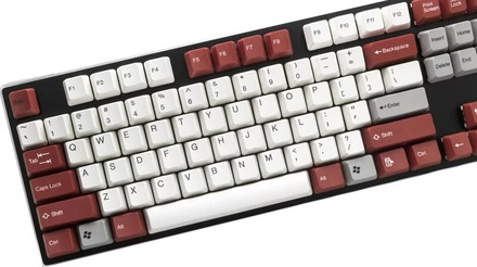 Tai-Hao ABS 104 keys Classic Mini Red