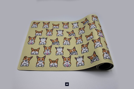 Corgi Deskmat - Yellow [Extras]