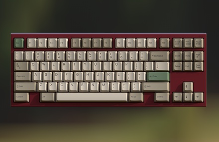 Safa 588 F13 Keyboard Kit [Red WKL ANSI]