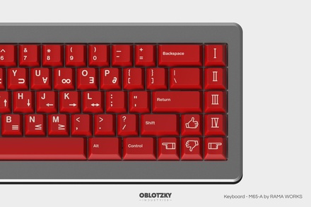 GMK Crimson Cadet base kit