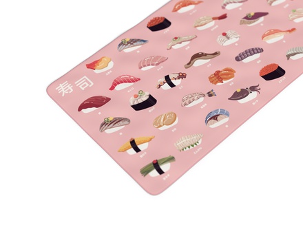 Sushi Deskmat Pink