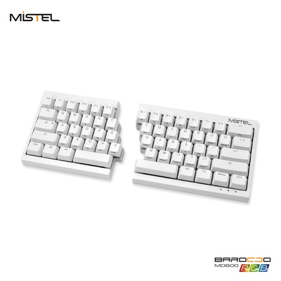 Mistel MD600 RGB White ANSI MX Black