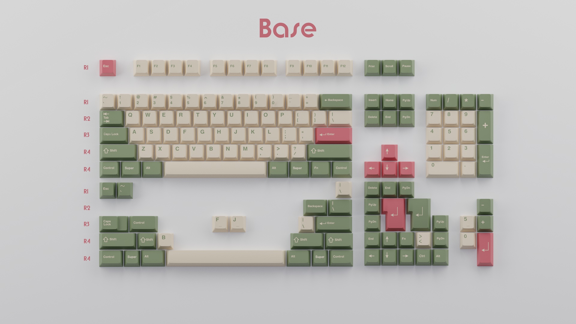 GMK Hanami Dango Base Kit | mykeyboard.eu