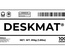 Malvix Studio Deskmat ® Deskmat Black on White