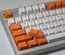 Vortex Orange - Bi-Color PBT Double Shot Keycap Set