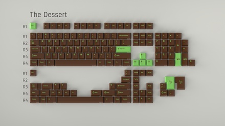 GMK Matcha Mocha Base Set