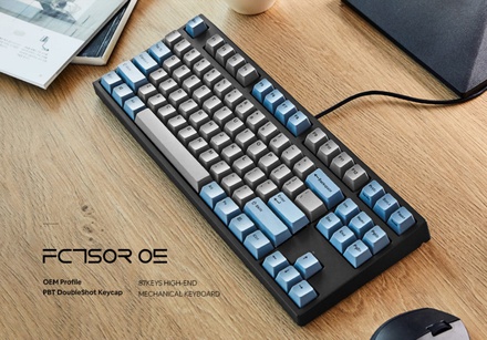 Leopold FC750R PD Blue Grey ANSI MX Silent Red