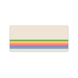 Classic Beige Rainbow Deskmat