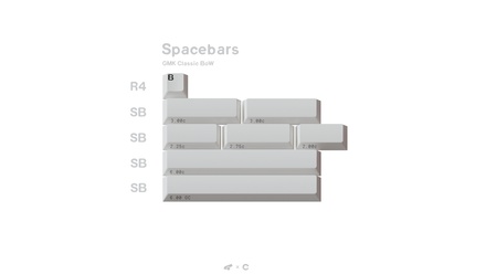 GMK Classic BoW Spacebar Kit [Pre-order]