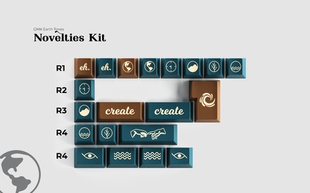 GMK Earth Tones Novelties [Pre-order]