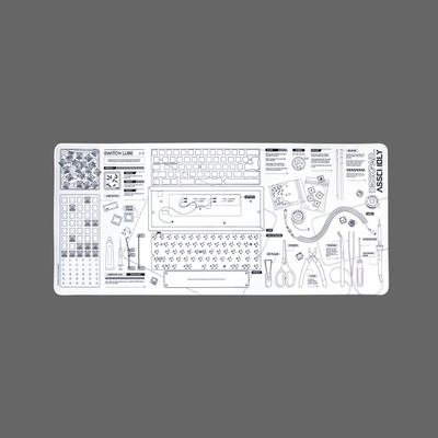 Keebstation Deskpad - Milky white [Pre-order]