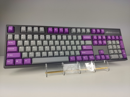 Leopold FC900R PD Purple and grey ANSI MX Silent Red