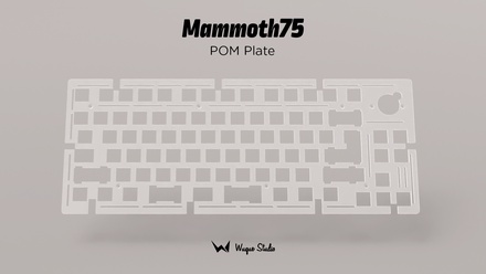 Mammoth75 POM Plate