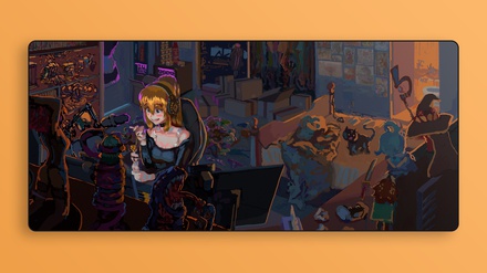 Crusader LoFi Deskmat