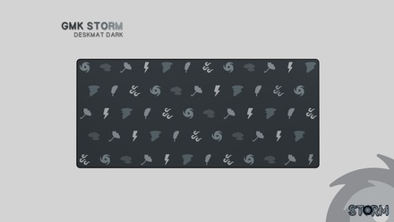 Storm Deskmat - Dark