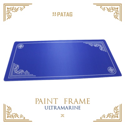 Lazurite Paint Frame - Ultramarine Deskmat