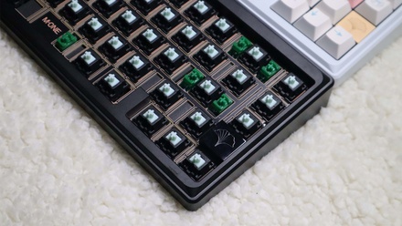 Ginkgo65 Pro - Black x Copper case & PVD Prism logo & HS non-flexcut PCB [GB]
