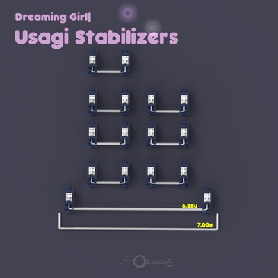 Usagi Stabilizers 7x 2u, 1x 6.25/7u