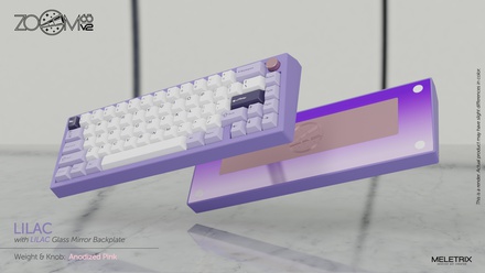 Zoom65 V2 Lilac [Anodized  Pink weight] [Pre-order]