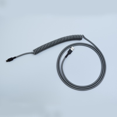 Light Gray / Carbon Techflex / Black Heatshrink 1m USB Mini