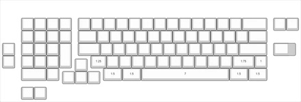 Hidari Keyboard kit Titan Grey+ ALU Weight + SOLDER PCB