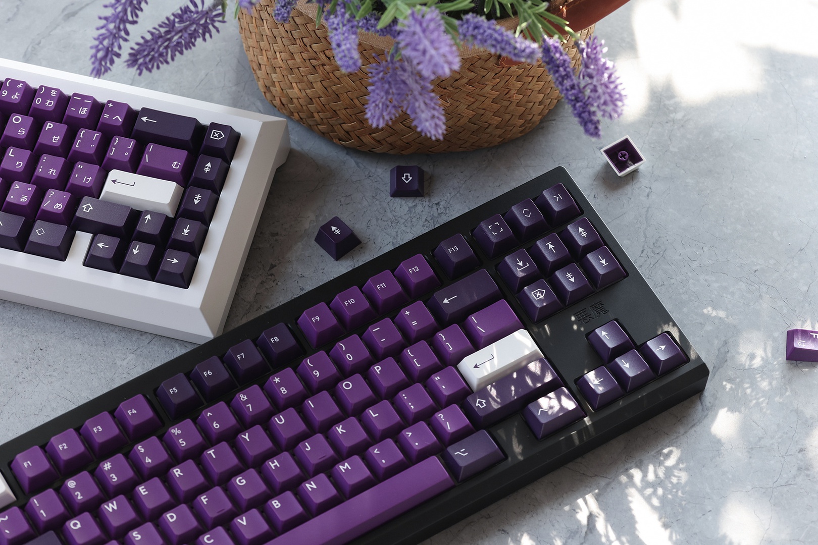 PBTFans Purpurite Latin base kit | mykeyboard.eu