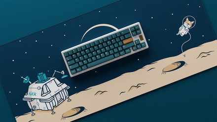 Lunar Landing Earth Tones Deskmat