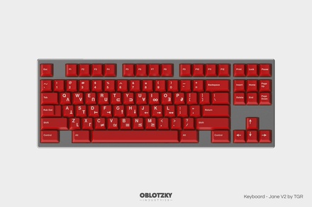 GMK Crimson Cadet base kit