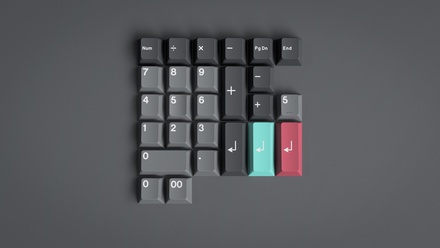 GMK Modern Dolch 2 Numbers