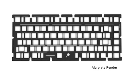 Bubble75 Alu Plate kit