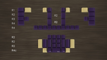 GMK Phantom Ergo kit