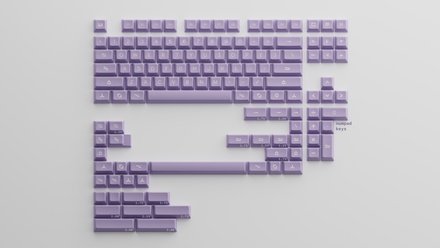 DSA White on Lilac