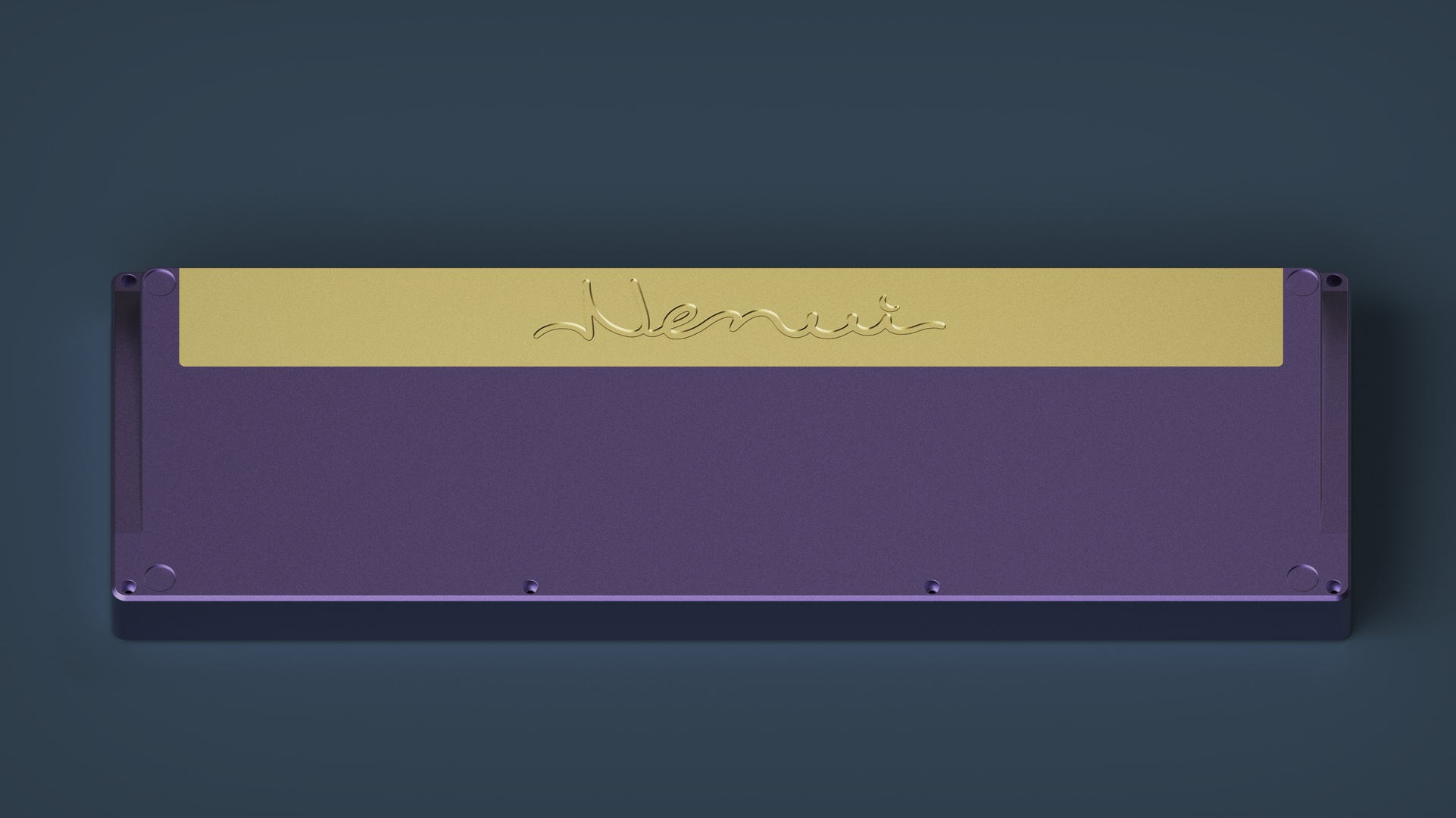 Nemui Keyboard Kit [Purple/Brass Plate] | mykeyboard.eu