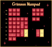 KAT Explosion Crimson Numpad