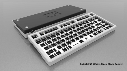 Bubble75 Keyboard Kit Standard [White Black]