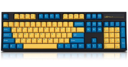 Leopold FC900R PD Yellow/Blue ANSI MX Silver