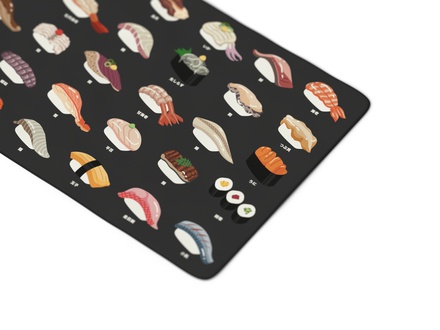 Sushi Deskmat Black