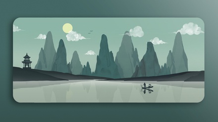 Tranquil Deskmat - Peak