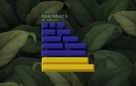 GMK Dream Bird Spacebars