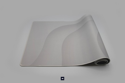 Waves Light Deskmat by AlpineMech