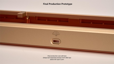 Ginkgo65 Pro - Champagne x Copper case & PVD Prism logo & HS non-flexcut PCB [GB]