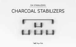 Translucent charcoal stabs 4+1（6.25）