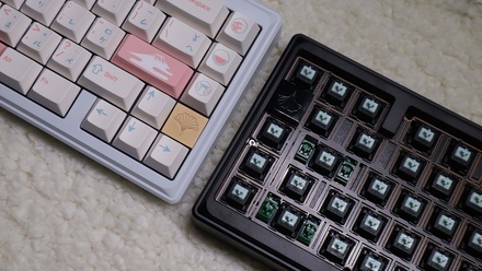 Ginkgo65 Pro - Black x Copper case & PVD Black logo & HS flexcut PCB [GB]