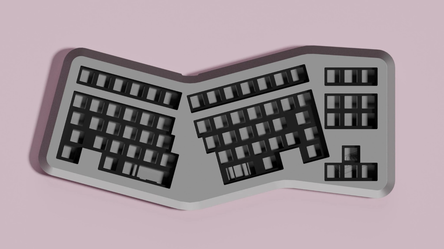 3d ergonomic keyboard