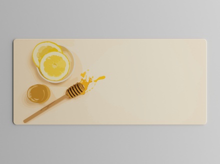 Lemon and Honey Deskmat