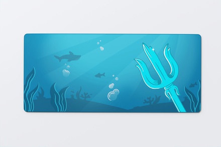 GMK A Trident (under the sea) Deskmat